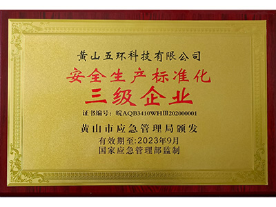 安全生產(chǎn)標準三級企業(yè)